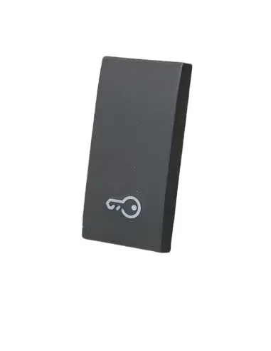 Vimar 20021.C Funda para llave de 1 módulo con símbolo de campana gris